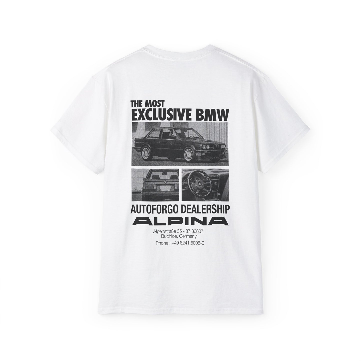 AutoForgo "ALPINA DEALERSHIP" Short Sleeve Tee