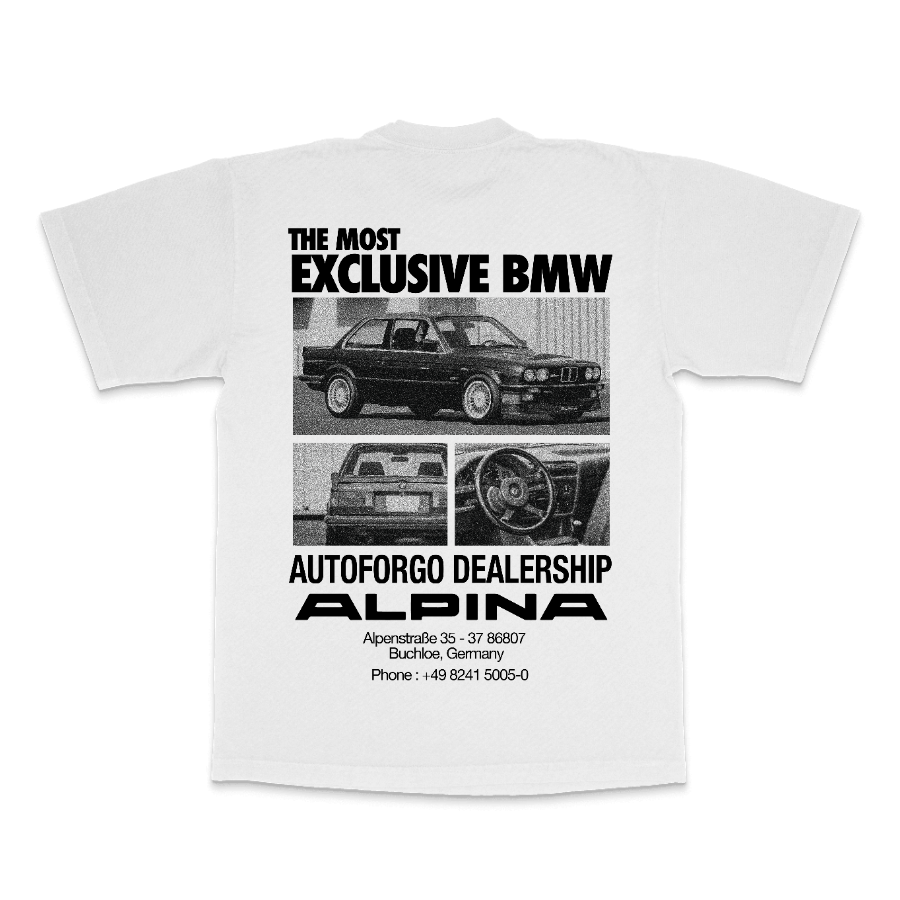 AutoForgo "ALPINA DEALERSHIP" Short Sleeve Tee